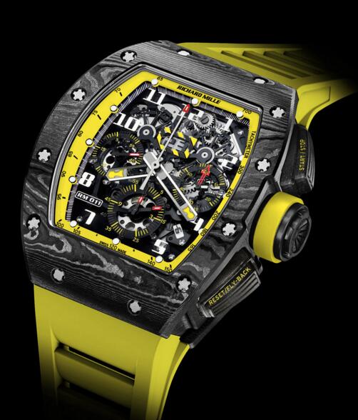 Richard Mille watch Replica RM 011 Flyback Chronograph Yellow Storm